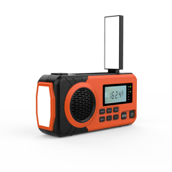 crank survival dab+fm emergency radio with rechargeable power bank solar radio with alarm for blackout emergencies