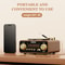 Vintage Style Retro Vinyl Player Radio With Wireless Streaming Portable FM AM SW Radio Perfect Home 4