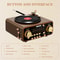 Vintage Style Retro Vinyl Player Radio With Wireless Streaming Portable FM AM SW Radio Perfect Home 1