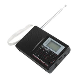 portable digital full band radio with alarm clock and memory function am, fm, sw reception