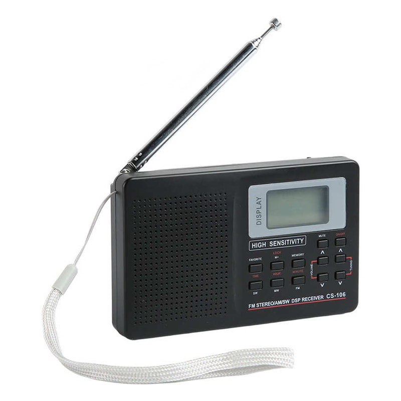 Portable Digital Full Band Radio With Alarm Clock And Memory Function AM FM SW Reception 3