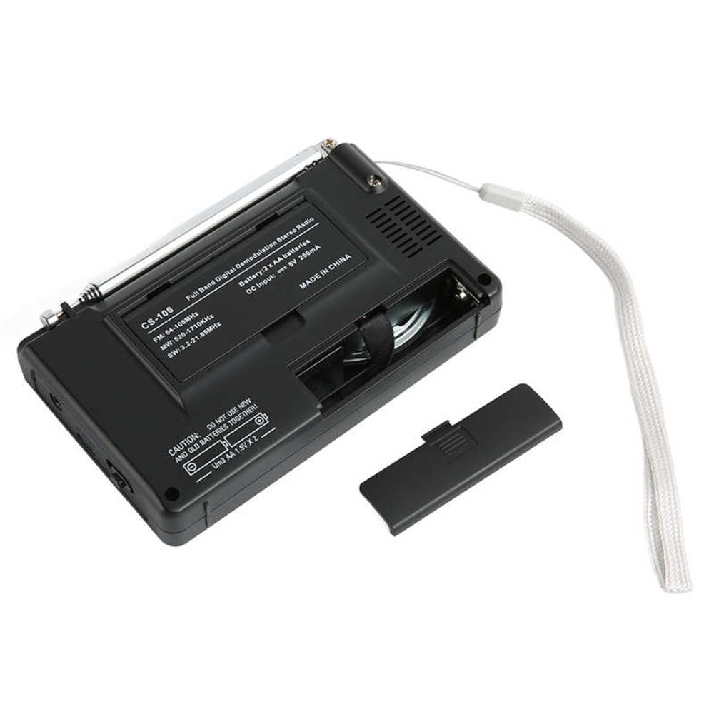 Portable Digital Full Band Radio With Alarm Clock And Memory Function AM FM SW Reception 4