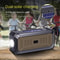 Solar Wireless Bluetooth Speaker With Flashlight Dual Solar Power Rechargeable MP3 Player FM Radio 3