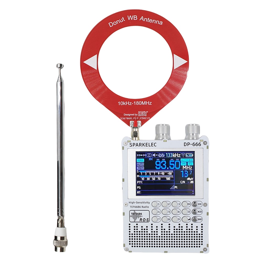 Portable Full Band Shortwave Radio Receiver With LCD Display High Sensitivity Tuner 3