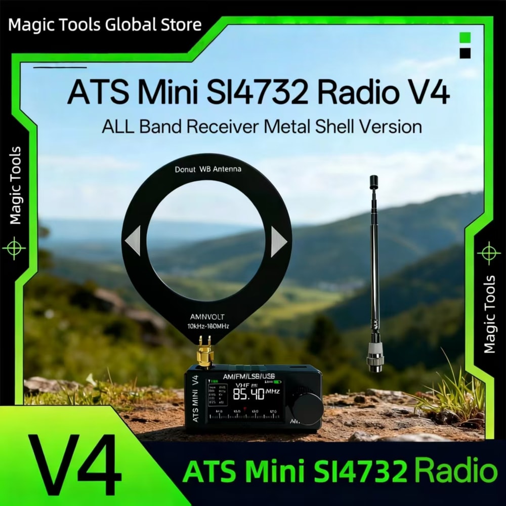 MINI DSP Radio All Band FM AM SSB LSB USB With Hi Z Headphone Amplifier 4