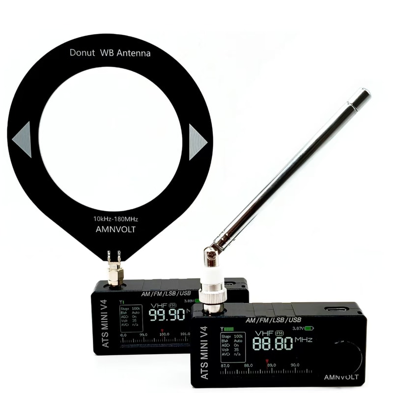 MINI DSP Radio All Band FM AM SSB LSB USB With Hi Z Headphone Amplifier 5