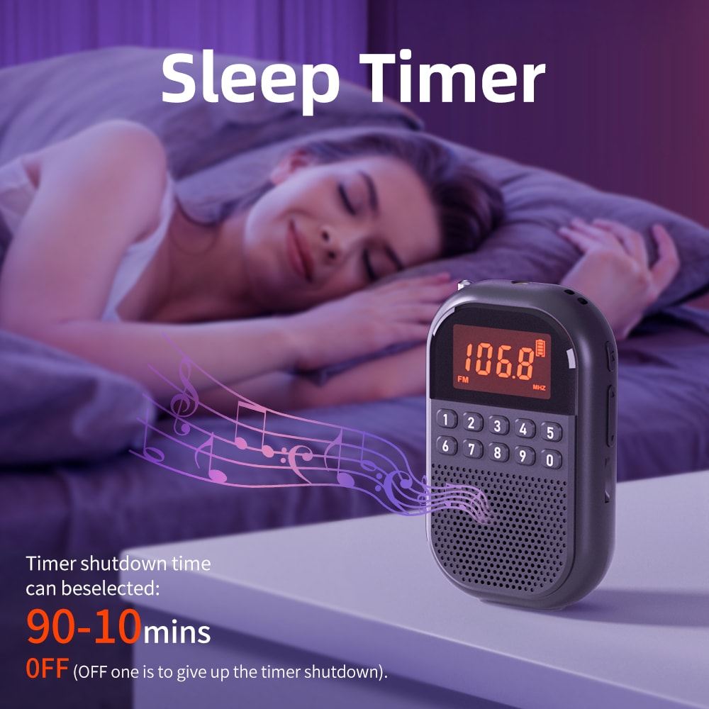 Mini Portable Radio With HD Sound Quality USB SD Dual Card Decoding For Outdoor Use 4