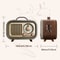 Portable Radio With RGB Mood Light Wireless FM AM SW Radio Vintage Style Party Speaker With Multic 2