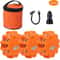 LED Road Flares Emergency Safety Lights USB Rechargeable Magnetic 0