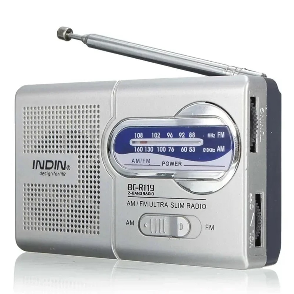 Mini FM Radio Portable Radio Battery Operated AM FM Radio For Emergency Use 5