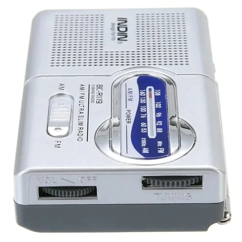 Mini FM Radio Portable Radio Battery Operated AM FM Radio For Emergency Use 2