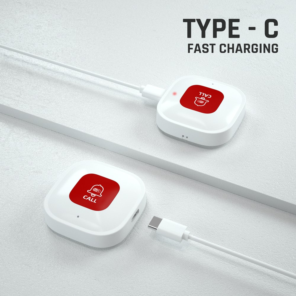 WiFi SOS Emergency Call Button For Elderly Kids And Patients Smart Caregiver Pager 1