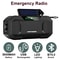 Multi Purpose Emergency Radio Hand Crank USB Rechargeable Solar Powered FM Radio Flashlight 2