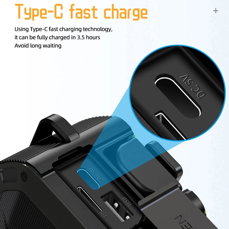 Multi Purpose Emergency Radio Hand Crank USB Rechargeable Solar Powered FM Radio Flashlight 5