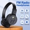 Portable FM Radio Headphones With LED Display And Soft Ear Muffs For Jogging Walking Meetings 0