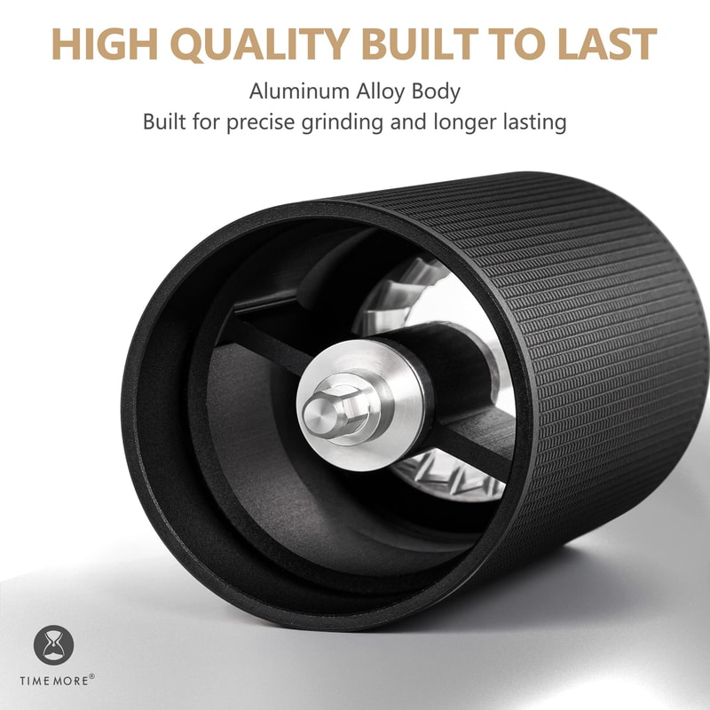 Chestnut Pro Manual Coffee Grinder Portable Hand Espresso Grinder With Foldable Crank Burr Inside 5