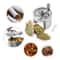 Herb Grinder Portable Section Spice Grinder Multifunctional Zinc Alloy Shredder For Kitchen Use 1