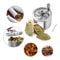Herb Grinder Portable Section Spice Grinder Multifunctional Zinc Alloy Shredder For Kitchen Use 1