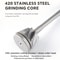Premium Stainless Steel Manual Coffee Grinder With Adjustable Burr And Anti Slip Pad 6