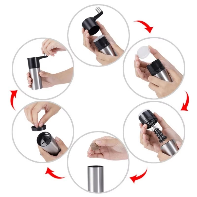 Nutmeg Grinder Mill Manual Metal Grinding Machine For Nutmeg Hard Spices And Kitchen Accessories 7