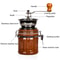 Manual Coffee Grinder Portable Hand Grinder Household Coffee Maker For Tent Camping Bean Mill With 4