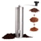 Manual Coffee Grinder Stainless Steel Conical Burr With Hand Crank Adjustable Settings For Precisi 0