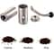 Manual Coffee Grinder Stainless Steel Conical Burr With Hand Crank Adjustable Settings For Precisi 5