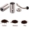 Manual Coffee Grinder Stainless Steel Conical Burr With Hand Crank Adjustable Settings For Precisi 5