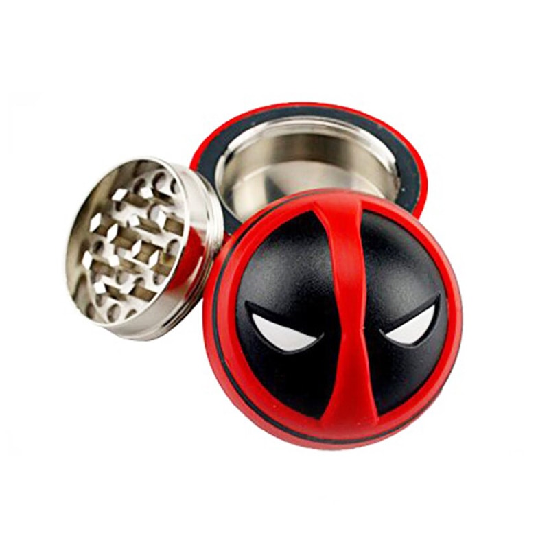 Multifunctional Layer Zinc Alloy Cartoon Crusher Pepper Grinder Spice Mill Smoking Accessory For K 3