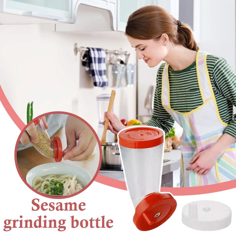 Manual Sesame Grinder With Hand Crank Leak Proof Spice Seed Grinding Tool For Dishes And Rice Noodl 3