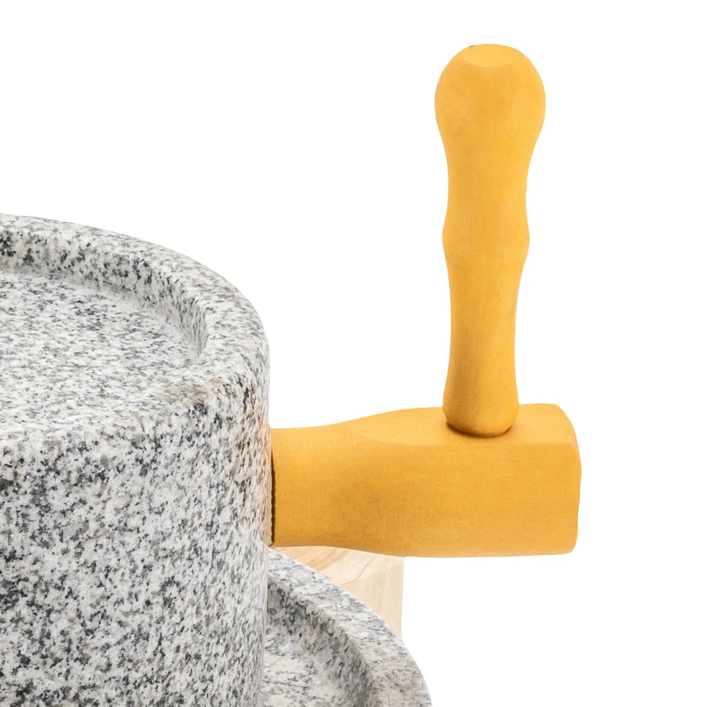 Traditional Handcrafted Natural Hemp Stone Mill Authentic Dry Wet Grain Grinder For Healthy Home C 6