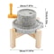 Traditional Handcrafted Natural Hemp Stone Mill Authentic Dry Wet Grain Grinder For Healthy Home C 4