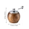 Spherical Acacia Wood Pepper Grinder Premium Ceramic Core Spice Mill For Precision Manual Grinding 5