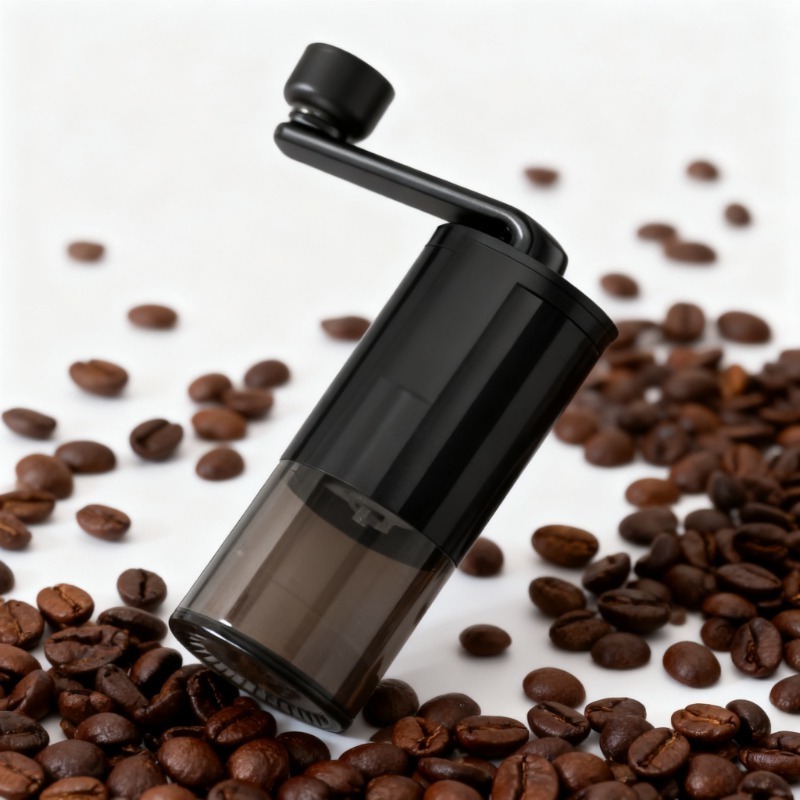 Precision Manual Coffee Grinder Portable Ceramic Burr Mill for Home, Travel & Camping