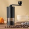 Precision Manual Coffee Grinder Portable Ceramic Burr Mill for Home, Travel & Camping