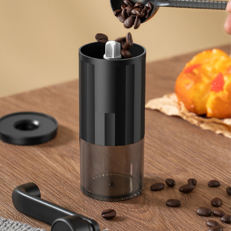 Precision Manual Coffee Grinder Portable Ceramic Burr Mill for Home, Travel & Camping