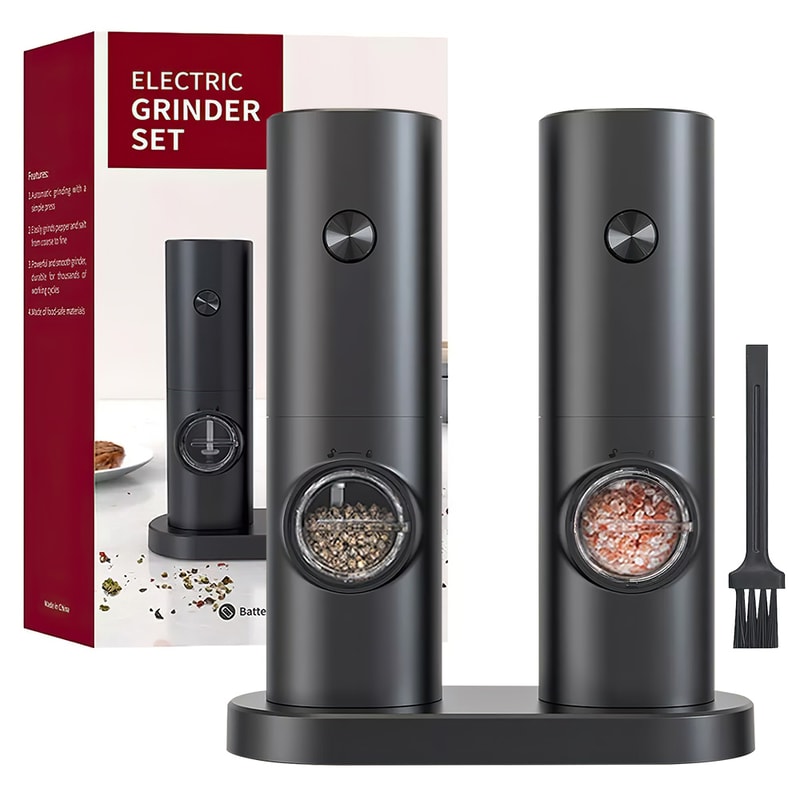 Modern Electric Salt And Pepper Grinder Automatic Spice Mill With Adjustable Coarseness 5