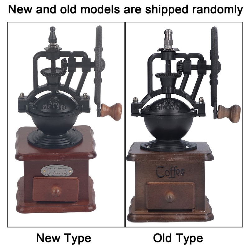 Artisan Retro Manual Coffee Grinder Professional Hand Crank Burr Mill With Adjustable Settings 3