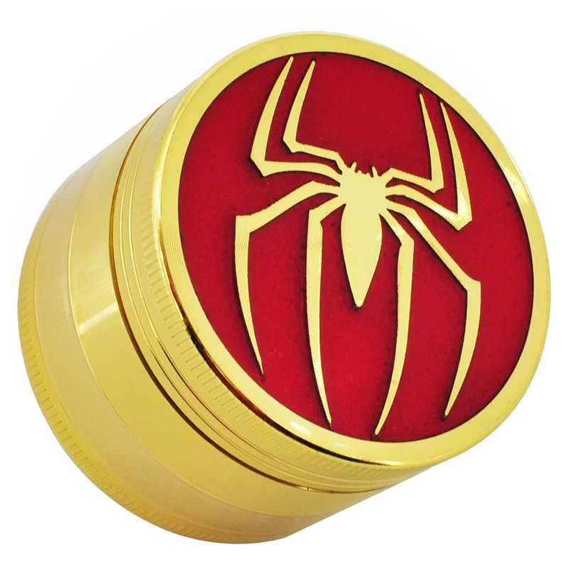 Spider Web Zinc Alloy Herb Grinder Manual Spice Crusher 6