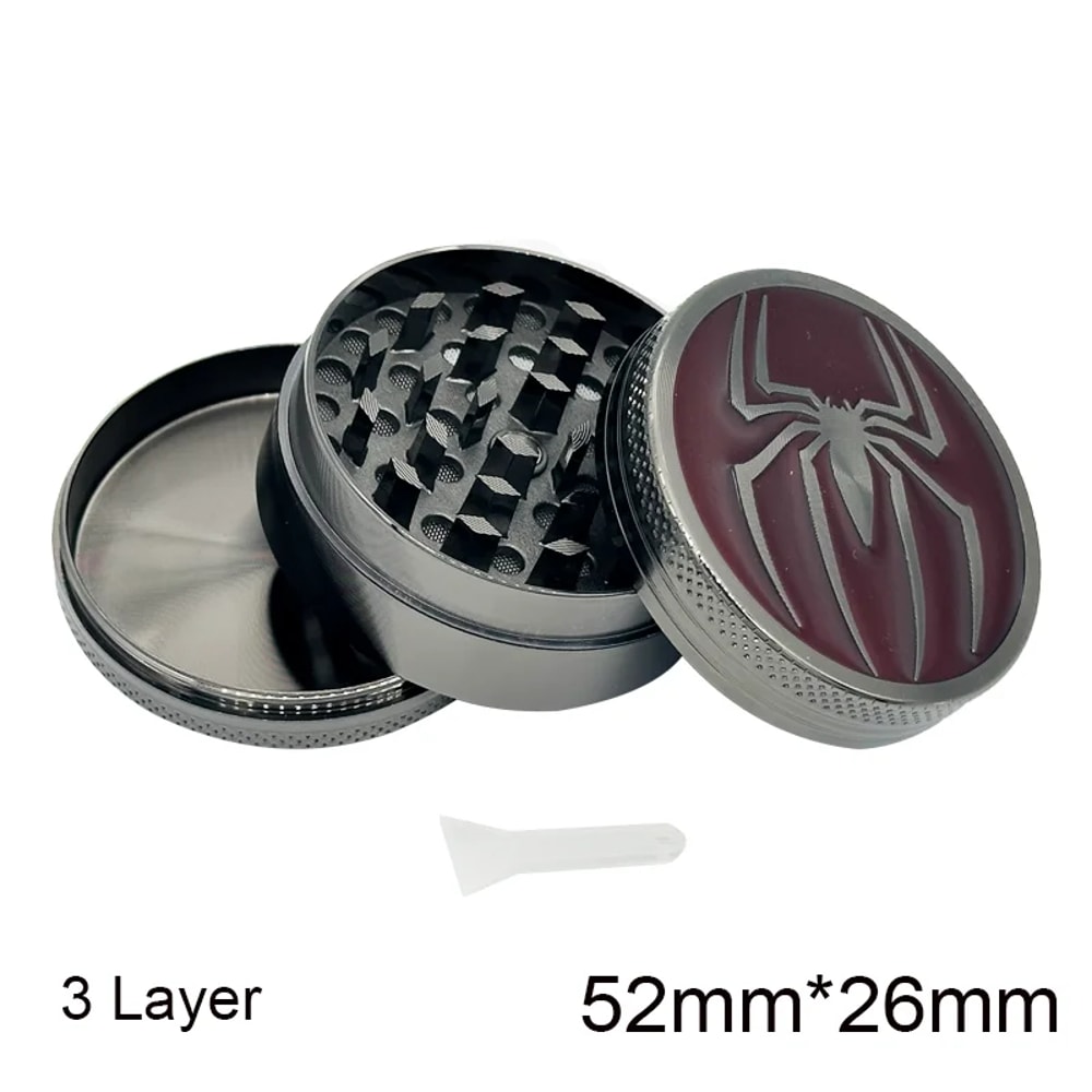 Spider Web Zinc Alloy Herb Grinder Manual Spice Crusher 5