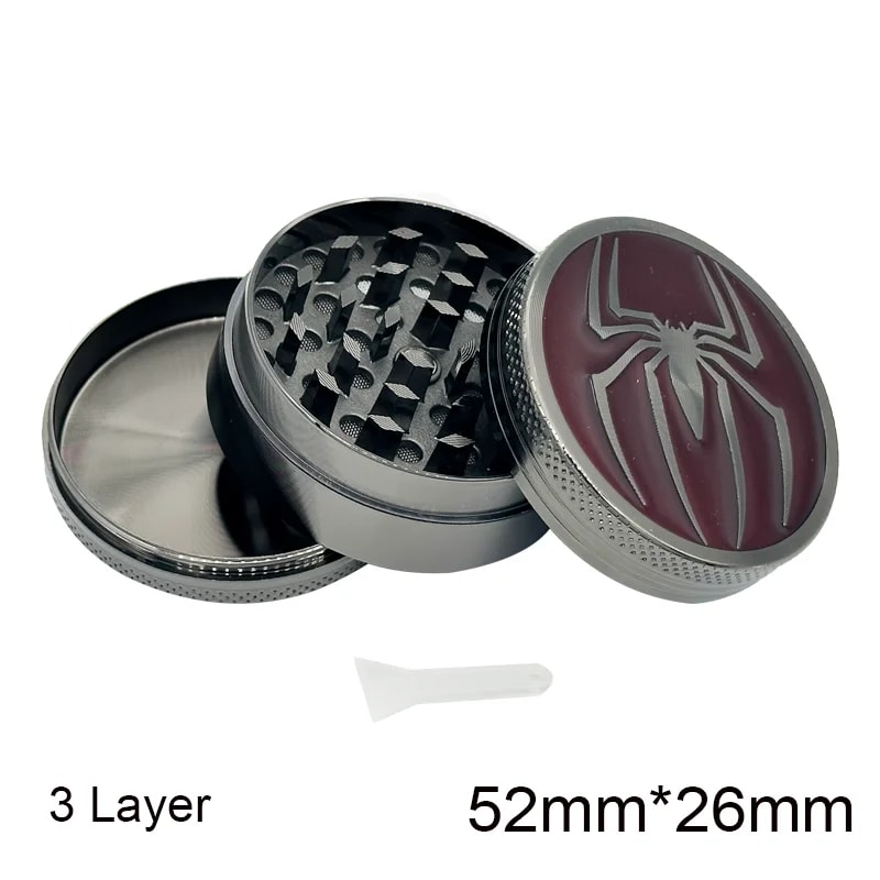 Spider Web Zinc Alloy Herb Grinder Manual Spice Crusher 5
