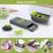 Multi Blade Vegetable Chopper Slicer Manual Food Dicer With Easy Clean Handle 2