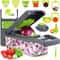 Multi Blade Vegetable Chopper Slicer Manual Food Dicer With Easy Clean Handle 6