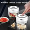 Mini Electric Garlic Chopper USB Rechargeable Portable Food Processor 0