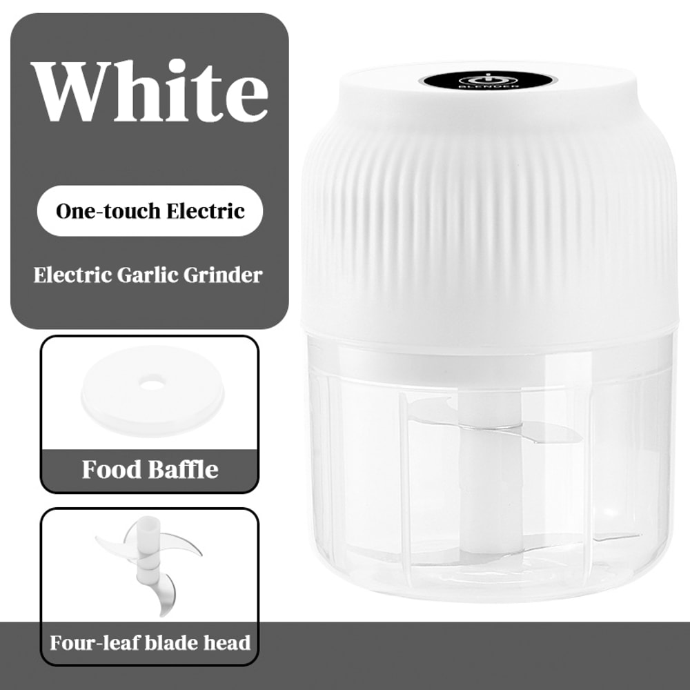 USB Electric Mini Food Chopper Portable Vegetable Meat Grinder 4