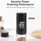 Portable Electric Coffee Grinder USB Rechargeable Ceramic Burr With Grind Settings 6