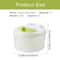 FreshSpin Manual Salad Spinner Vegetable Dehydrator Basket 3
