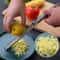 Multi Use Stainless Steel Cheese Grater Lemon Zester Tool For Garlic Citrus Veggies 0