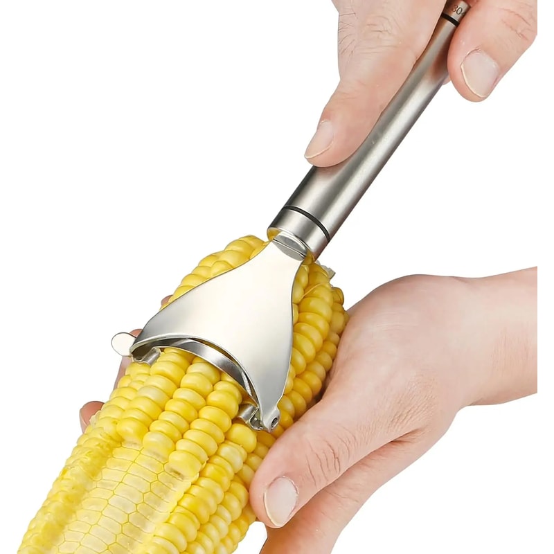Stainless Steel Corn Stripper Tool Easy Corn Cob Kernel Remover Cutter 0