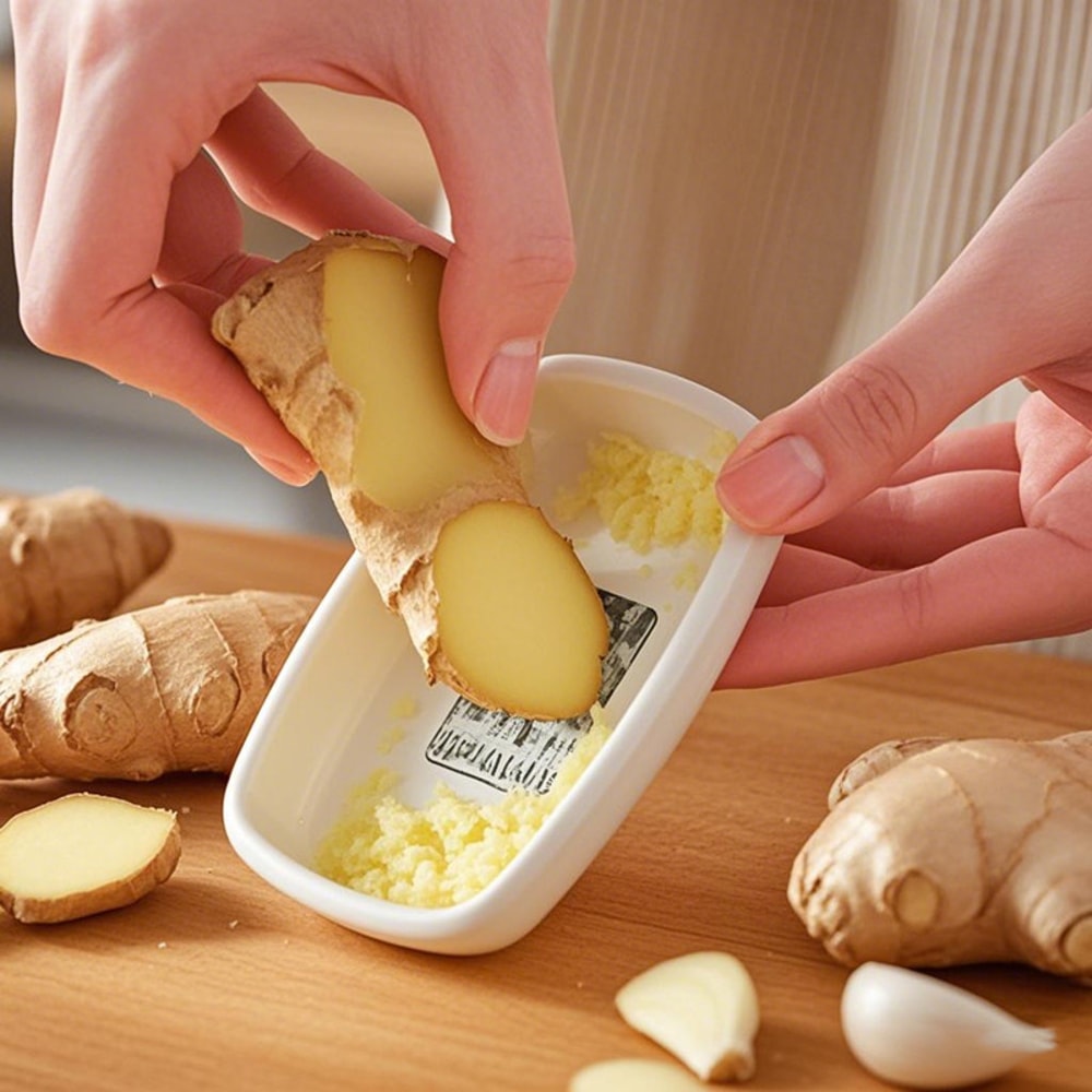 Stainless Steel Garlic Ginger Grater Manual Mini Kitchen Grater Tool 1